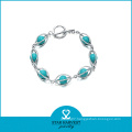 Sterling Silver Fancy Charm Bracelet (B-0003-1)